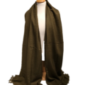 Pashmina och Siden, khaki färg - Image 2