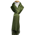Pashmina och Siden, khaki färg - Image 4